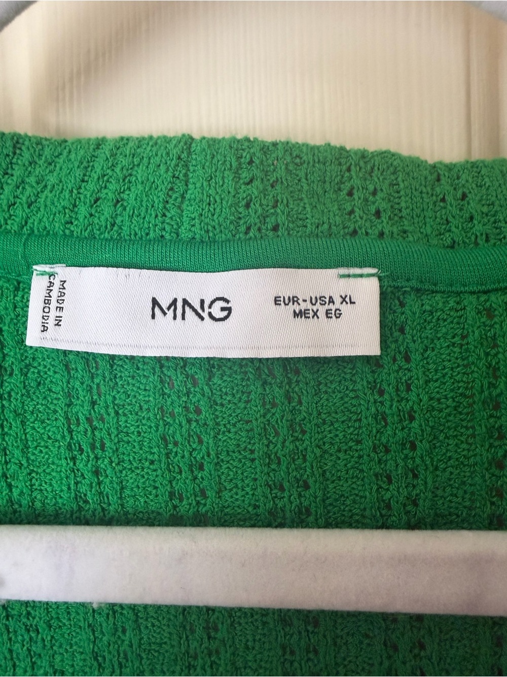 Mango Bright Green Knit Vest - Picture 10 of 11
